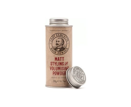 Captain Fawcett Expedition Reserve Matt Styling and Volumising Powder - Matný pudr na styling a fixaci vlasů 20.0g Dekoratīvā kosmētika