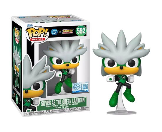 FUNKO POP! Vinila figūra: DC / Sonic - Silver / Green Lantern Figūriņas un varoņi