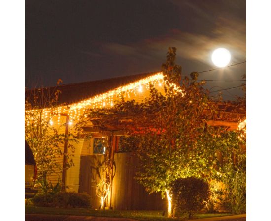 Ziemassvētku LED lampiņu aizkars Springos  CL0531 20m Ziemassvētku lampiņas, LED virtenes