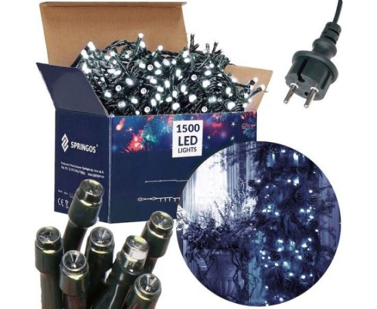 Ziemassvētku lampiņas Springos CL1501 1500 Led 90 m Ziemassvētku lampiņas, LED virtenes