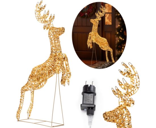 Springos Ziemassvētku LED ziemeļbriedis 120 LED CL1243 Ziemassvētku lampiņas, LED virtenes