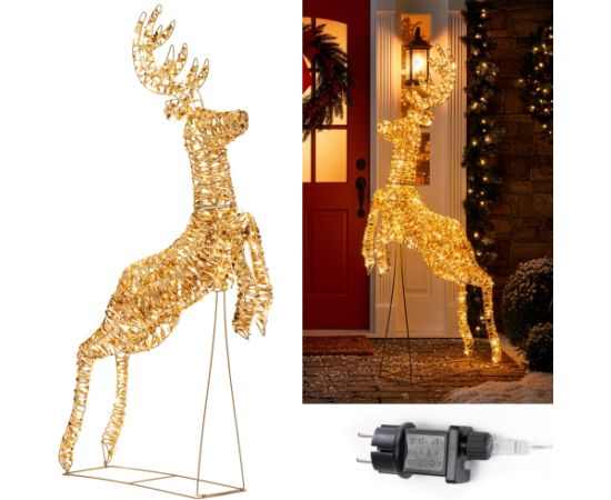 Springos Ziemassvētku LED ziemeļbriedis 120 LED CL1243 Ziemassvētku lampiņas, LED virtenes