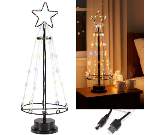 Springos Ziemassvētku LED eglīte 80 LED 45 cm CL1238 Ziemassvētku lampiņas, LED virtenes