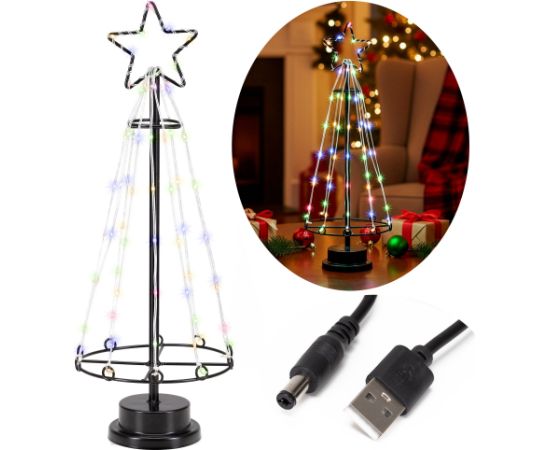 Springos Ziemassvētku LED eglīte 80 LED 45 cm CL1238 Ziemassvētku lampiņas, LED virtenes