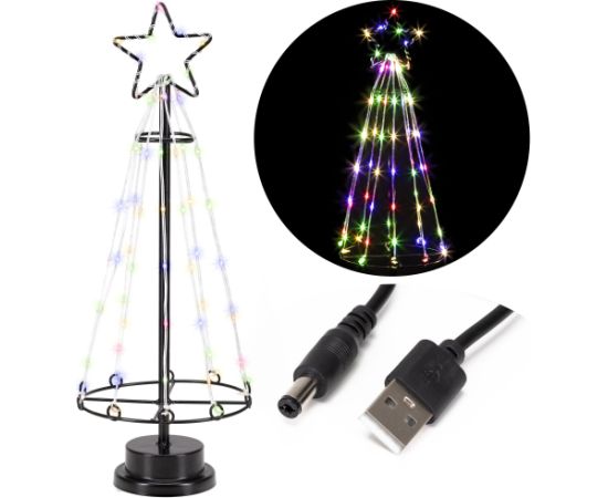 Springos Ziemassvētku LED eglīte 80 LED 45 cm CL1238 Ziemassvētku lampiņas, LED virtenes