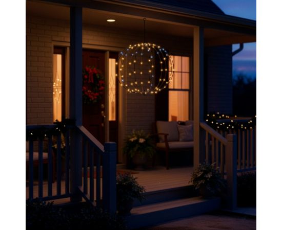 LED dekoratīvā gaismas bumba 160 LED Springos CL1236 Ziemassvētku lampiņas, LED virtenes