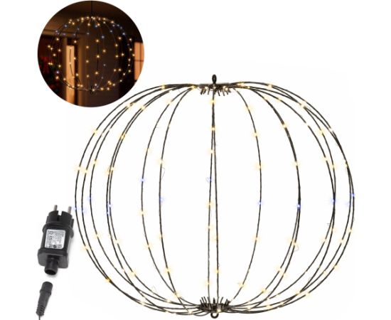 LED dekoratīvā gaismas bumba 160 LED Springos CL1236 Ziemassvētku lampiņas, LED virtenes