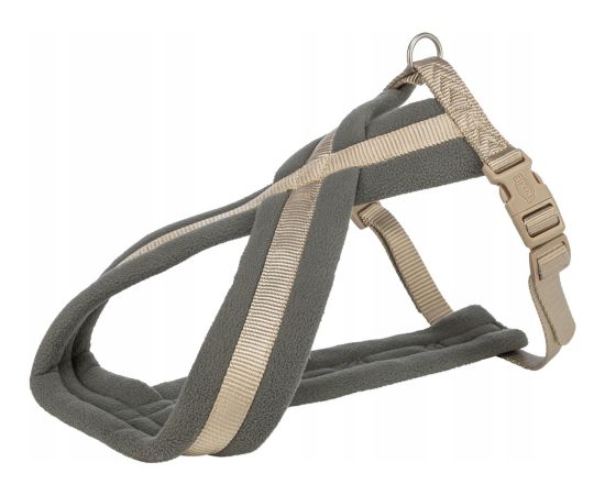 Trixie Premium Touring szelki dla psa piaskowy S–M: 40–70 cm/20 mm Citas preces