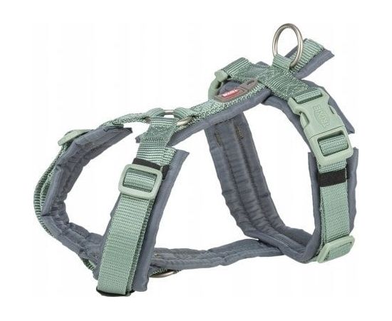 Trixie Premium trekking szelki dla psa szałwiowy/grafitowy M: 53–64 cm/20 mm Citas preces