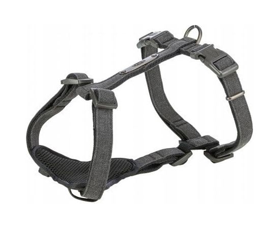 Trixie H-szelki bawełniane dla psa, czarne, M–L: 52–75 cm/20 mm Citas preces