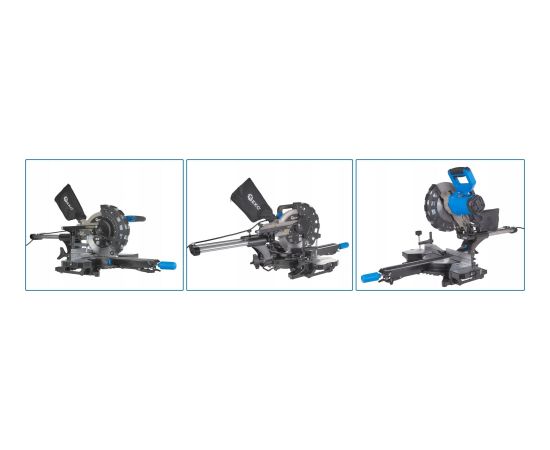 Ukośnica Geko Piła ukośnica z posuwem 2000W 255mm (1) Jaunumi -Dārzam