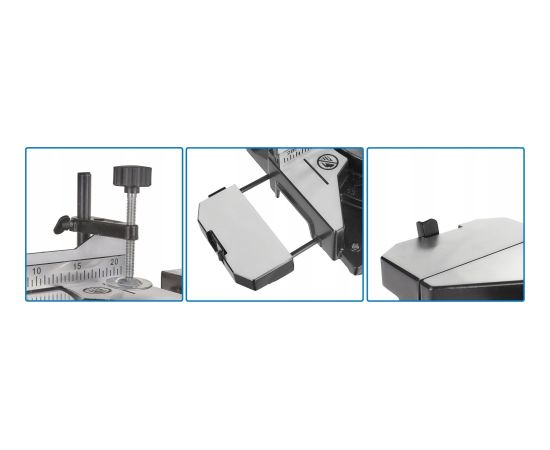 Ukośnica Geko Piła ukośnica z posuwem 2000W 255mm (1) Jaunumi -Dārzam