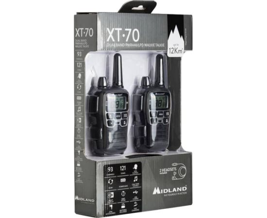 Rācijas PMR MIDLAND XT70 Новинки Компьютерная техника