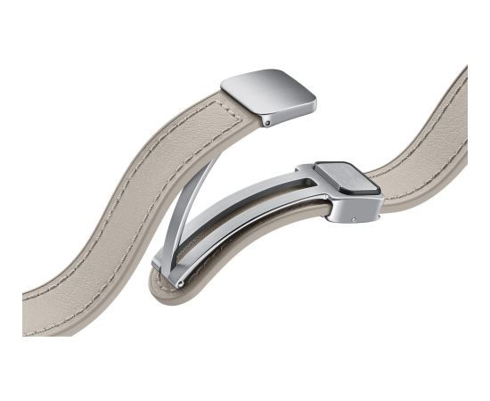 Samsung Galaxy Watch D-Buckle Leather Strap (Vegan) S/M браслет для 6/6 Classic Smart pūlksteņu aksesuāri