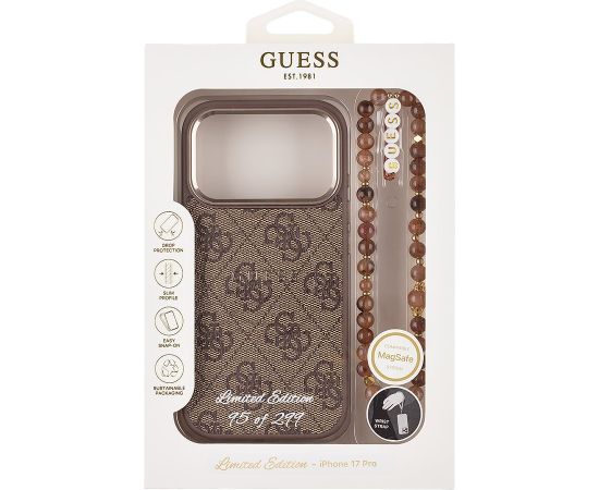 Guess PU 4G MagSafe Strap Limited Edition of 299 Case Чехол для Apple iPhone 17 Pro Чехлы - альтернативные
