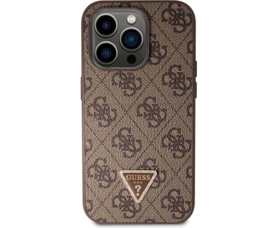 Guess Crossbody 4G Metal Logo Back Case Aizsargapvalks Priekš Apple iPhone 15 Pro Neoriģinālie Maciņi