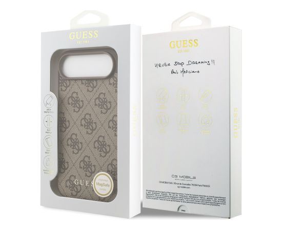 Guess 4G Charm Case Чехол Aizsargapvalks priekš Apple iPhone 17 Air Neoriģinālie Maciņi