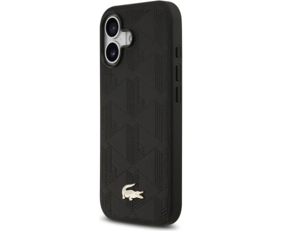 Lacoste PU Nomogramme Gold Logo MagSafe Case Aizsargapvalks priekš Apple iPhone 17 Neoriģinālie Maciņi