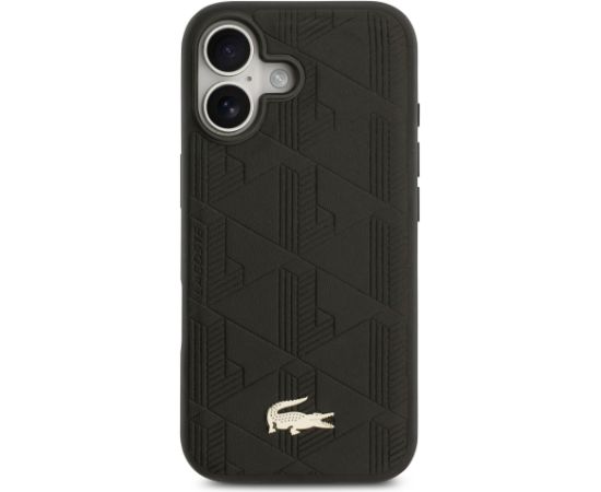 Lacoste PU Nomogramme Gold Logo MagSafe Case Aizsargapvalks priekš Apple iPhone 17 Neoriģinālie Maciņi