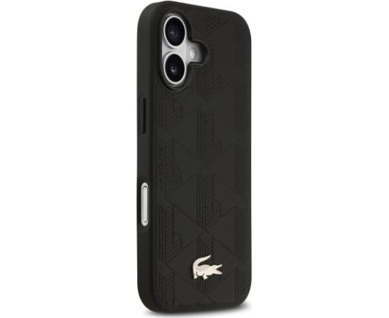 Lacoste PU Nomogramme Gold Logo MagSafe Case Aizsargapvalks priekš Apple iPhone 17 Neoriģinālie Maciņi