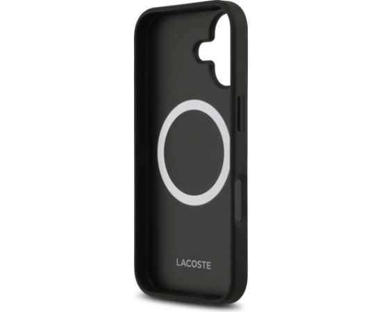 Lacoste PU Nomogramme Gold Logo MagSafe Case Aizsargapvalks priekš Apple iPhone 17 Neoriģinālie Maciņi