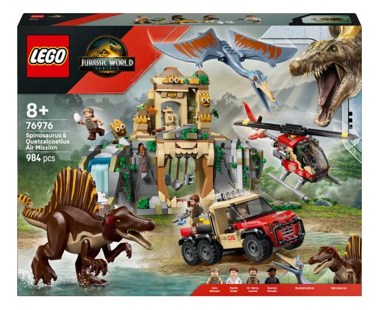 LEGO JURASSIC WORLD 76976 Spinosaurus & Quetzalcoatlus Air Mission LEGO VIDIYO