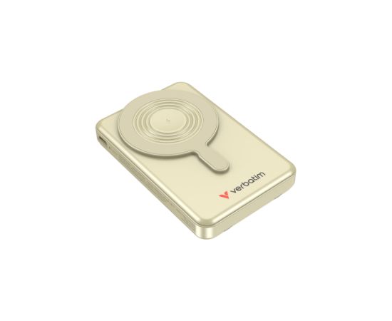 Enerģijas krātuve Verbatim Charge n Go Gold 10000mAh Magnetic Wireless Power Banks