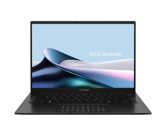 ASUS Zenbook 14 UM3406KA-QD018W Ryzen AI 5 340 14.0"WUXGA 60Hz 400nits Glossy 16GB LPDDR5X SSD512 Radeon 840M Graphics WLAN+BT Cam1080 75WHrs Win11 Jade Black Portatīvie datori