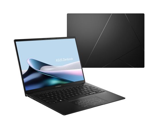 ASUS Zenbook 14 UM3406KA-QD018W Ryzen AI 5 340 14.0"WUXGA 60Hz 400nits Glossy 16GB LPDDR5X SSD512 Radeon 840M Graphics WLAN+BT Cam1080 75WHrs Win11 Jade Black Portatīvie datori