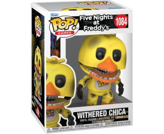 Funko Pop! Games: Five Nights at Freddy's - Withered Chica #1084 Vinyl Figure Figūriņas un varoņi