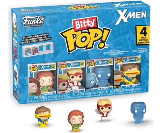 Funko Bitty Pop! 4-Pack: X-Men - Phoenix, Angel, Iceman, Cyclops Vinyl Figures Figūriņas un varoņi