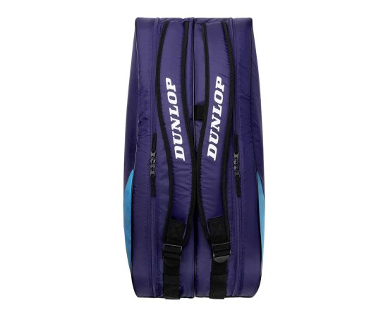 Tennis Bag DUNLOP FX CLUB 10 violet/black/cyan Teniss