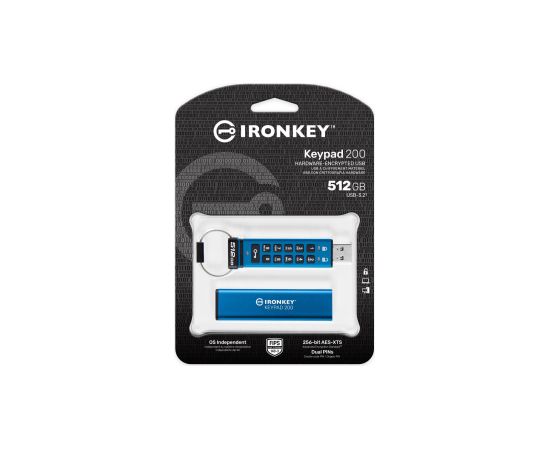 MEMORY DRIVE FLASH USB3.2/512GB IKKP200/512GB KINGSTON USB карты памяти (Flash)