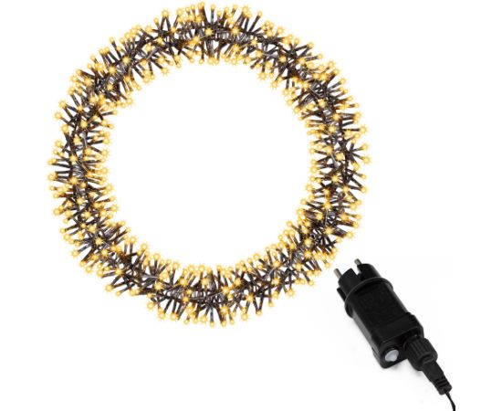 Springos LED svētku vainags 300 LED 40 cm CL1233 Ziemassvētku lampiņas, LED virtenes