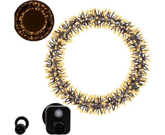 Springos LED svētku vainags 300 LED 40 cm CL1233 Ziemassvētku lampiņas, LED virtenes