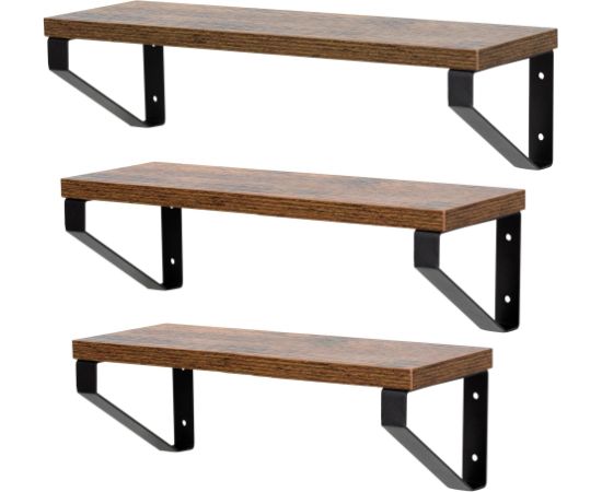 Springos Комплект настенных полок 3 шт. 30/35/40x12x9 см HF0049 Полки