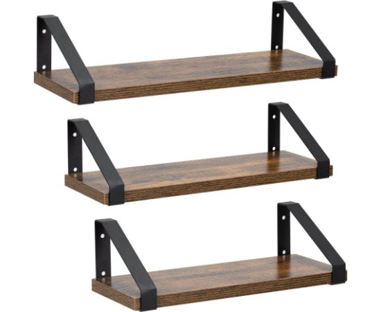 Springos Комплект настенных полок 3 шт. 30/35/40x12x9 см HF0049 Полки