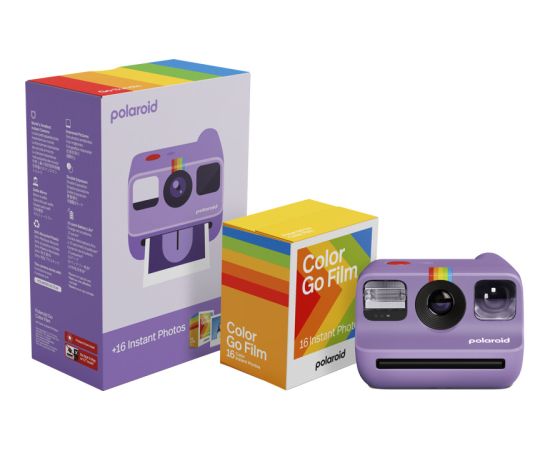 Polaroid Go Gen 2, purple + Color Film Bundle (16 photos) Jaunumi - Audio-Video