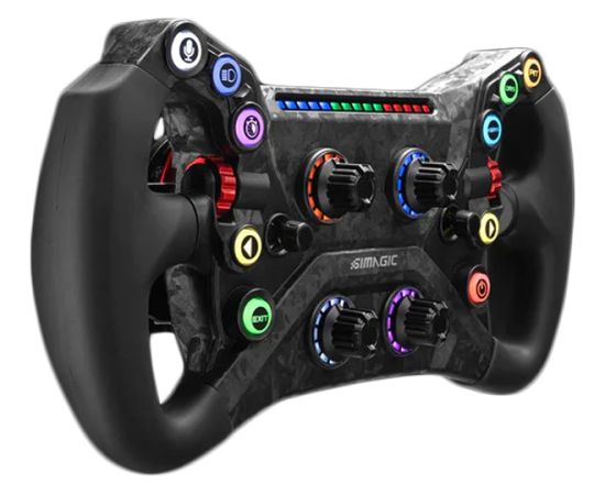 SIMAGIC GT NEO 300 mm Steering Wheel, QR50, Shifters + Dual Clutch, S214 Stūres