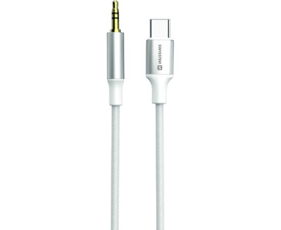 Swissten Audio Adapter Textile Aудио адаптер USB-C - 3.5mm Kабель 1.5m Aудио-видео