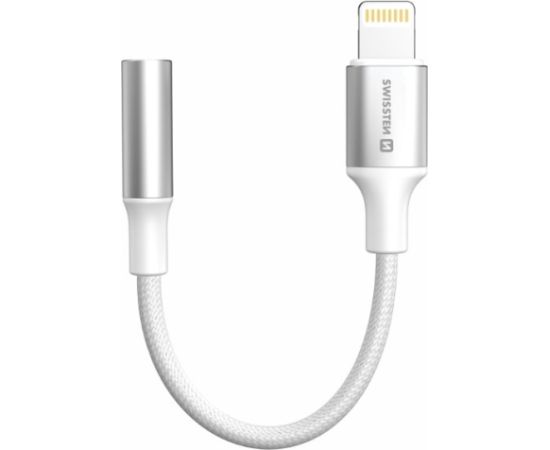 Swissten Textile Lightning нa 3.5 mm Аудио Адаптер 15cm Aудио-видео