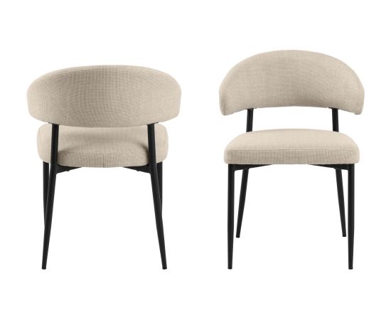 Ēdamistabas krēsls EDINA bēšs Ēdamistabas mēbeļu komplekti