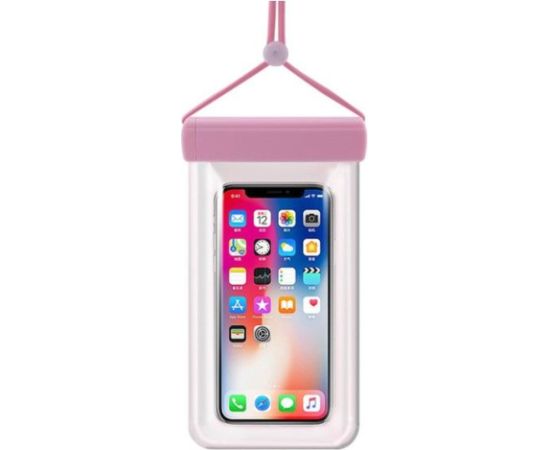 iLike Universal  Waterproof phone case 115 mm x 220 mm pool beach bag light Pink Neoriģinālie Maciņi
