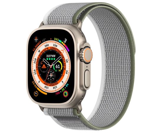 Dux Ducis Apple  Sport Velcro Strap for Apple Watch 38/40/41/42MM Green Smart pūlksteņu aksesuāri
