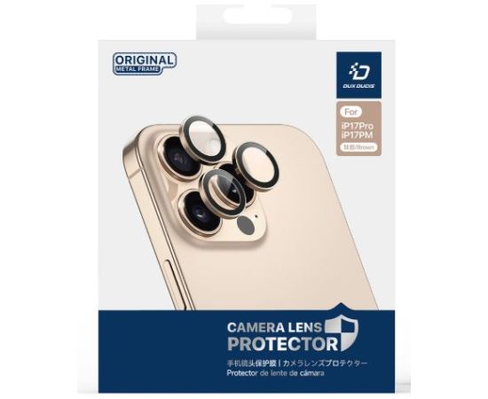 Dux Ducis Apple  iPhone 17 Pro Max / 17 Pro Camera Lens Protector Deep Blue Ekrānu aizsardzība