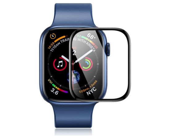 Dux Ducis Apple  DUX DUCIS protector LCD PMMA with frame for Apple Watch 10 46 mm black Black Neoriģinālie Maciņi