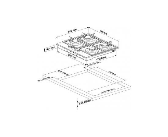 BEKO HILW64225SG virsma