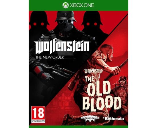 XBOX1 Wolfenstein Double Pack (Old Blood+New Order) Xbox One video spēle Xbox spēles
