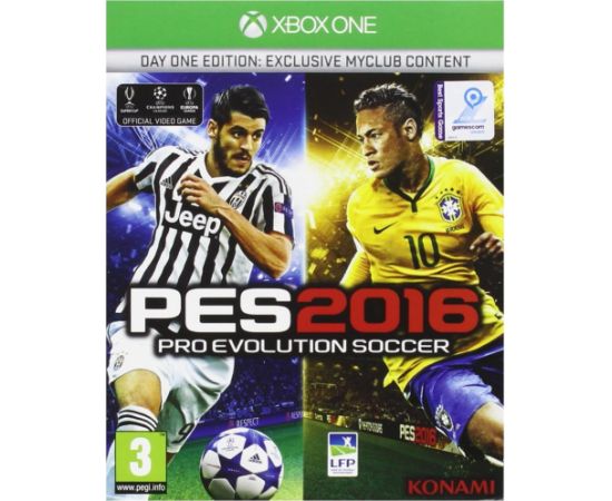 XBOX1 Pro Evolution Soccer (PES) 2016 - Day 1 Edition Xbox One video spēle Xbox spēles