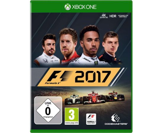 XBOX1 F1 2017 Xbox One video spēle Xbox spēles